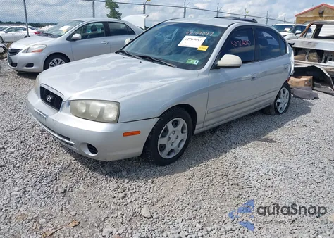 2001 Hyundai Elantra Gls z USA, uszkodzony, nr VIN KMHDN45DX1U079351